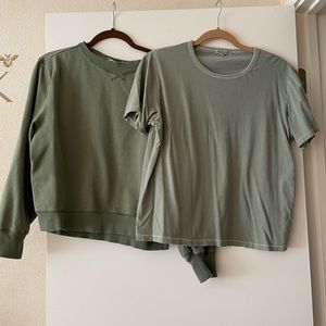 Alex Mill sweatshirt and t-shirt L